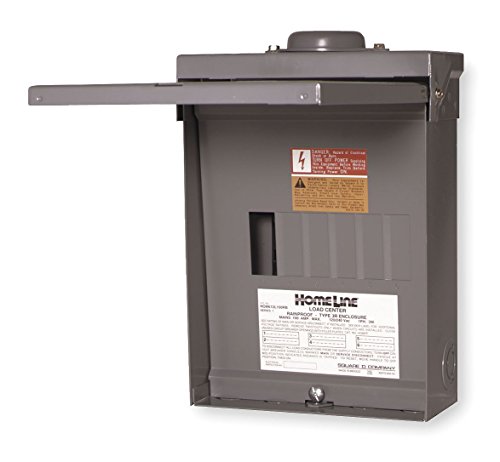 【中古】【未使用・未開封品】Square D hom612l100rb Homeline 100?Amp 6space 12回路アウトドアラグメインロードセンター