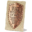 【中古】【未使用・未開封品】アンティーク銅Look Full Armor Ephesians 6?: 13樹脂ストーン6インチテーブルSign Plaque