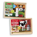 【中古】【未使用・未開封品】Melissa & Doug 木製ジグソーパズル 箱入り ペット 12 9839