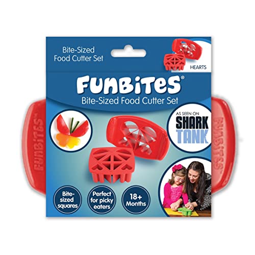 【中古】【未使用・未開封品】FunBites Food Cutter, Red Hearts by FunBites