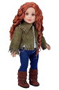 【中古】【未使用・未開封品】Siege Jacket - 4 piece outfit - jacket, tank top, jeans and boots - 18 inch Doll Clothes - (doll not included)