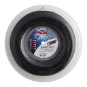 【中古】【未使用・未開封品】YTEX(ワイテックス) クワドロツイスト 1.26mm 200Mロール 硬式テニス ポリエステルガット (19y6m) / ブラッ...