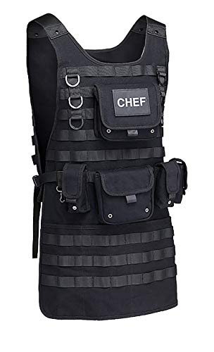 【中古】【未使用・未開封品】ThinkGeek BBQエプロン タクティカル CHEF【メーカー名】【メーカー型番】【ブランド名】ThinkGeek(シンクギーク) シェフエプロン, Test for NYP and Adult Items 【商品説明】ThinkGeek BBQエプロン タクティカル CHEF【注意】こちらは輸入品となります。当店では初期不良に限り、商品到着から7日間は返品を 受付けております。こちらは当店海外ショップで一般の方から買取した未使用・未開封品です。買取した為、中古扱いとしております。他モールとの併売品の為、完売の際はご連絡致しますのでご了承ください。ご注文からお届けまで1、ご注文⇒ご注文は24時間受け付けております。2、注文確認⇒ご注文後、当店から注文確認メールを送信します。3、当店海外倉庫から当店日本倉庫を経由しお届けしますので10〜30営業日程度でのお届けとなります。4、入金確認⇒前払い決済をご選択の場合、ご入金確認後、配送手配を致します。5、出荷⇒配送準備が整い次第、出荷致します。配送業者、追跡番号等の詳細をメール送信致します。6、到着⇒出荷後、1〜3日後に商品が到着します。　※離島、北海道、九州、沖縄は遅れる場合がございます。予めご了承下さい。お電話でのお問合せは少人数で運営の為受け付けておりませんので、メールにてお問合せお願い致します。営業時間　月〜金　10:00〜17:00お客様都合によるご注文後のキャンセル・返品はお受けしておりませんのでご了承下さい。
