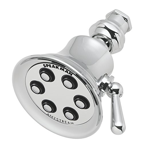 【中古】【未使用・未開封品】(Polished Chrome) - Speakman S-2254 Retro Anystream High Pressure Adjustable Shower Head, Polished Chrome