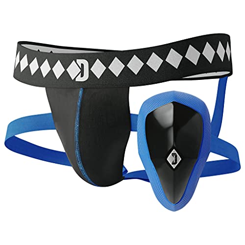 アスレチックCup Groin Protector & four-strap no Shift Jock Strapシステムのスポーツ