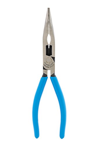 【中古】【未使用・未開封品】Channellock E388 E Series 8-Inch Bent Long Nose Plier with XLT Joint by Channellock