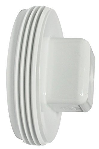 Canplas 193053S PVC DWV C/O プラグ MPT 3インチ ホワイト
