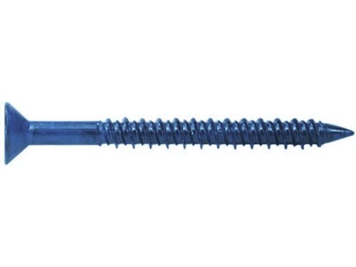 【中古】【未使用・未開封品】MKT Steel Conset Masonry Screw Anchor, Phillips Flat Head, 3/16 Diameter x 4 Length (Box of 100) by MKT
