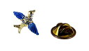 【中古】【未使用・未開封品】6030343?Bluebird of Happinessラペルピンブローチタイタックブルー鳥Cheerガイド
