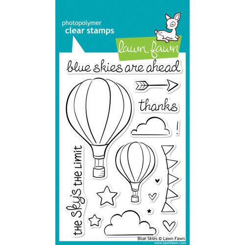 【中古】【未使用・未開封品】Lawn Fawn Clear Stamps-Blue Skies by Lawn Fawn [並行輸入品]