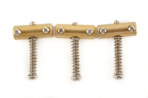 Fender フェンダー パーツ AMERICAN VINTAGE TELECASTER COMPENSATED BRIDGE SADDLES (3) BRASS