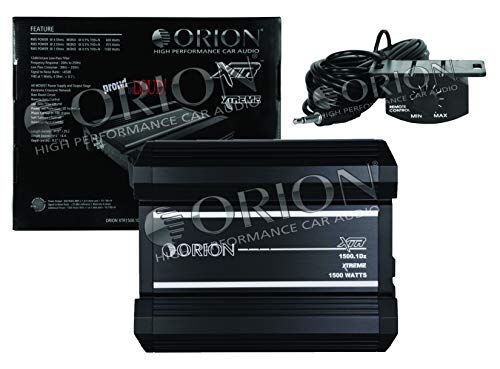 【中古】【未使用 未開封品】Orion XTR1500.1DZ モノブロック 安定型 1オーム クラスD 高性能アンプ 4ウェイ回路保護とリモートサブウーファーコントロール付き 1500W RMS