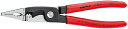 【中古】【未使用・未開封品】Knipex Tools 13 81 8 4 in 1電気式ペンチ、ハンドル付き、赤