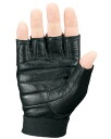 【中古】【未使用 未開封品】(X-Small, Black) - Markwort Palm Pad Weight Lifting Gloves