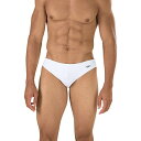 【中古】【未使用・未開封品】Speedo メンズ フィットネス ソーラー 1インチ エクストラ ライフ ライクラ ブリーフ 34 ホワイト