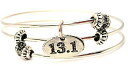 【中古】【未使用・未開封品】ChubbyChicoCharms 13.1マラソンExpandable Wire Tripleスタイルバングルブレスレット、2.5?"