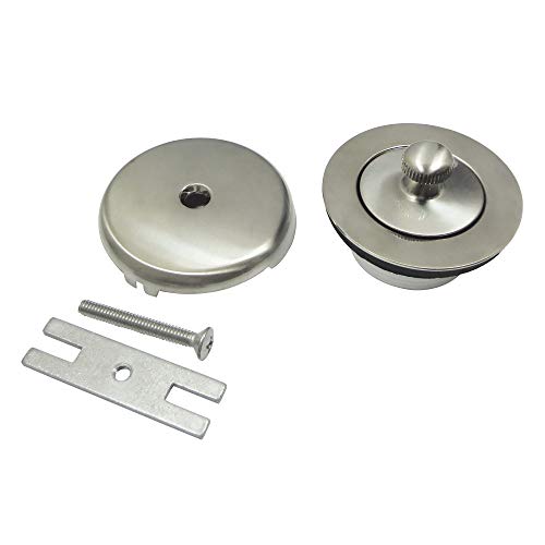 【中古】【未使用・未開封品】Kingston Brass DLT5301A8 Lift & Turn Tub Drain Kit, Satin Nickel