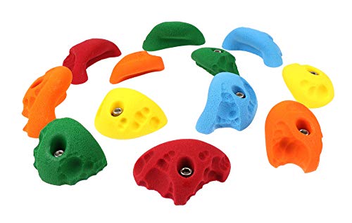 【中古】【未使用 未開封品】Limestone Jugs Climbing Holds Mixed Bright Tones by Atomik Climbing Holds
