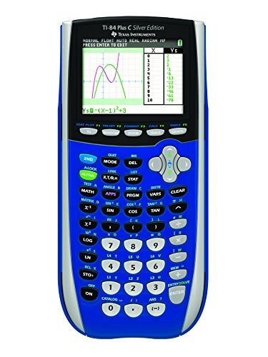 【中古】【未使用・未開封品】Texas Instruments TI-84 Plus C シルバーエディション カラーディスプレイ付きグラフ計算機 (青) [並行輸入品]