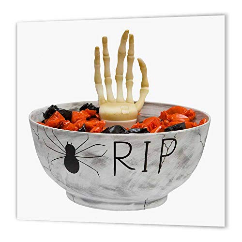 【中古】【未使用 未開封品】(15cm ) - ht_131313_2 Blonde Designs Happy and Haunted Halloween - Halloween RIP Candy Bowl - Iron on Heat Transfers - 6x6 Iron on Heat