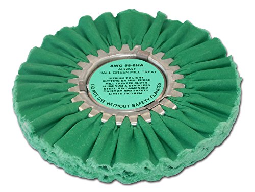 Zephyr AWG 58-8 HA Hall Green Airway Buffing Wheel