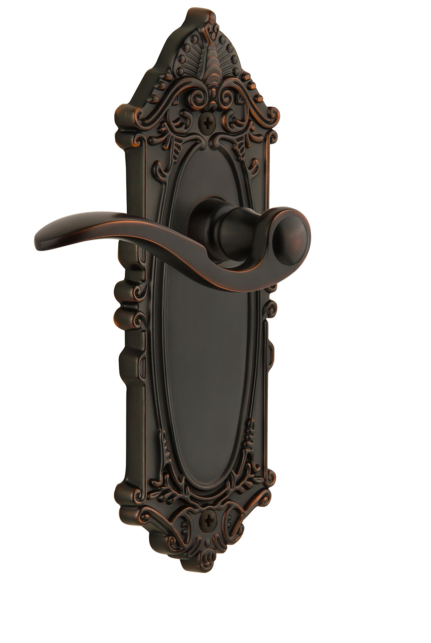【中古】【未使用・未開封品】Grandeur Grande Victorianプレートwith Left Handed Bellagioレバー、シングルダミー、Timelessブロンズ