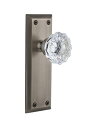 【中古】【未使用・未開封品】Grandeur Fifth Avenue プレート フォンテーヌブロークリスタルノブ付き シングルダミー アンティークピューター(4)