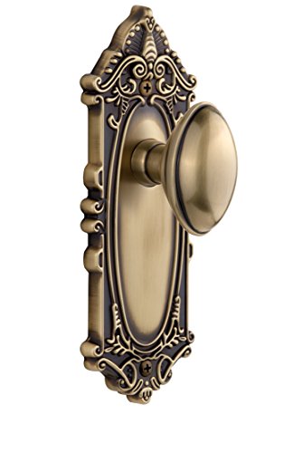 【中古】【未使用・未開封品】Grandeur Grande Victorianプレートwith Eden Prairieノブ、ダブルダミー、ビンテージ真鍮