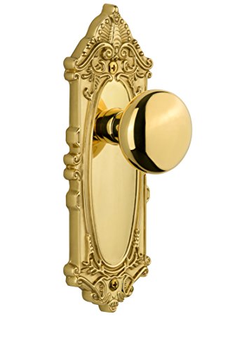 【中古】【未使用・未開封品】Grandeur Grande ビクトリア朝風プレート 5番目のアベニューノブ付き ダブルダミー 光沢真鍮 【中古】【未使用・未開封品】Grandeur Grande ビクトリア朝風プレート 5番目のアベニューノブ付き ダブルダミー 光沢真鍮