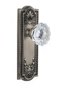 【中古】【未使用・未開封品】Grandeur Parthenonプレートwith Fontainebleauクリスタルノブ、プライバシー???2.375インチ、アンティークピューター(4)