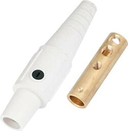 【中古】【未使用・未開封品】Marinco CLS40FB-B CLS Cam Type, Series 16 Inline, Single Pin Connector, 400 Amp, 600 Volt, 2/0 - 4/0 AWG, Female - White (B) by Marinco