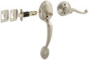 【中古】【未使用・未開封品】Schlage FE285PLY619FLARH Satin Nickel Plymouth Lower Handleset for Electronic Keypad with Flair Interior Right Handed Lever by Schlage(4)