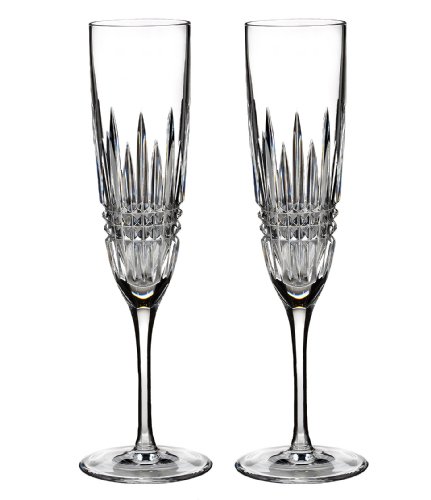 【中古】【未使用・未開封品】Waterford Lismore Diamond Flute, Set of 2 by Waterford