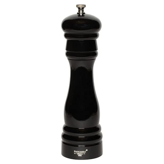 (Pepper Mill, Black) - Fletchers' Mill Federal Pepper Mill, Black - 20cm