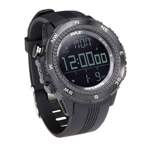 【中古】【未使用 未開封品】Pyle Digital Multifunction Sports Watch with Altimeter/Barometer/Chronograph/Compass and Weather Forecast 並行輸入品