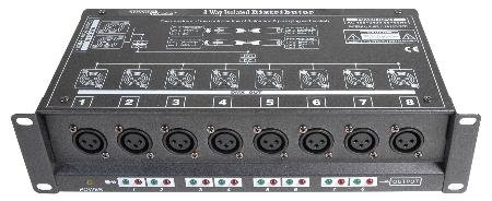 yÁzygpEJiz8 Way Isolated DMX Splitter - 3-Pin to 3-Pin