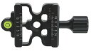 【中古】【未使用・未開封品】Desmond スケルトンクランプ DAC-X1 50mm QR 軽量 気泡水準器 3/8インチ 1/4インチ アダプター付き 三脚ヘッドのアルカスイス規格と互換性あり