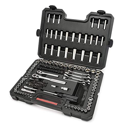 Craftsman 165 Piece 165 Pc Mechanics Tool Set 38165 Metric Ratchet Wrench Socket by Other Hand Tool Sets 