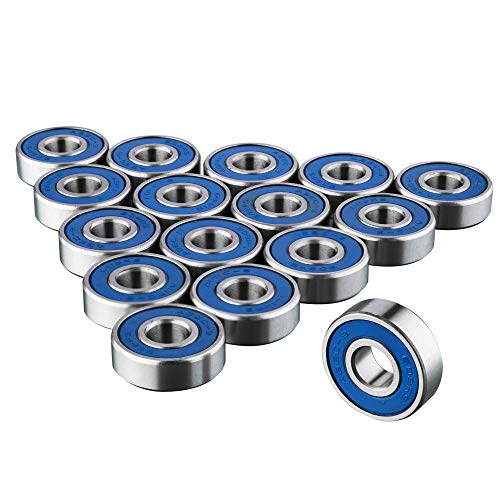 【中古】【未使用・未開封品】TRIXES 16 Frictionless Abec 9 Skateboard Roller Skate Bearings