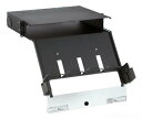 【中古】【未使用 未開封品】Panduit Opticom QuickNet Rack Mount Fiber Cassette Enclosure - Patch panel housing - black - 2U - 19