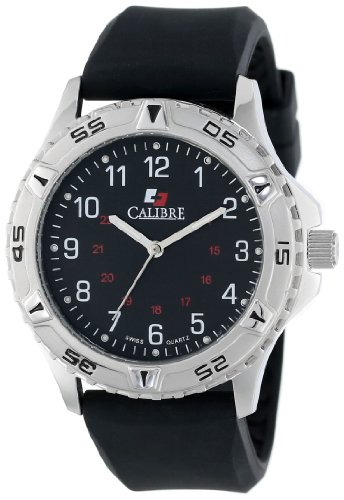 【中古】【未使用・未開封品】Calibre Men 's sc-4s1???04???007r Sea Wolf RoundステンレススチールUnidirectional Rotating Bezel Luminous Watch(4)