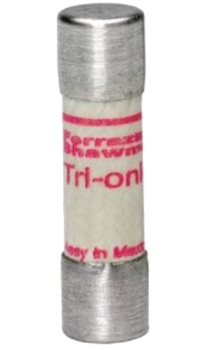 Mersen TRM トライオニック時間遅延ミジェットヒューズ 250VAC、10kA、1-1/4アンペア、直径13/32インチ x 長さ1-1/2インチ