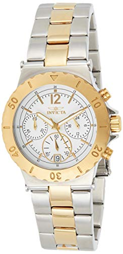 【中古】【未使用・未開封品】[インビクタ] 腕時計 Specialty レディ 石英 38mm ケース スチール ゴールド ステンレス鋼ストラップ ホワイトダイヤル 14855 レディース シルバ
