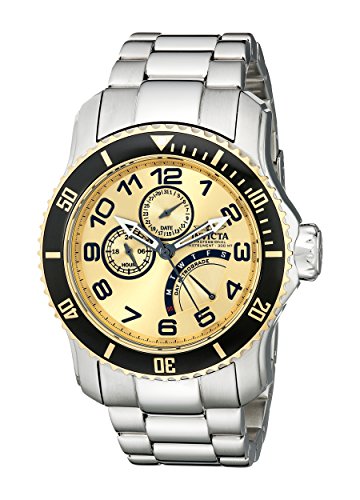 【中古】【未使用・未開封品】インヴィクタ Invicta Men's 15337 Pro Diver Gold Dial Stainless Steel Watch [並行輸入品]