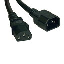 【中古】【未使用・未開封品】Tripp Lite Standard Computer Power Extension Cord, 10A, 18AWG (IEC...