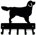 【中古】【未使用・未開封品】(Small 15cm wide) - Golden Retriever Dog Leash Hanger/Key Rack(2)