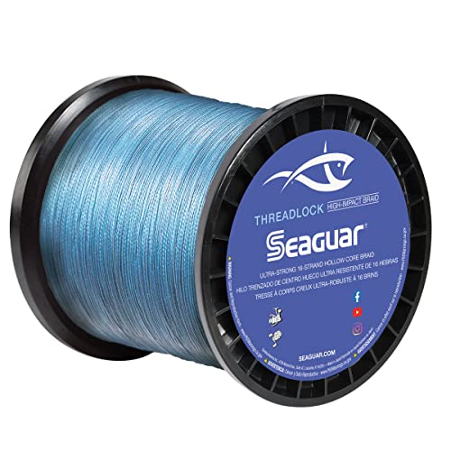 【中古】【未使用・未開封品】Seaguar Threadlock編組釣りライン、ブルー、60-pound / 2500-yard