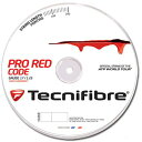 【中古】【未使用・未開封品】テクニファイバー(Tecnifibre) PRO RED CODE ゲージ1.30mm ロール200m レッド TFR502