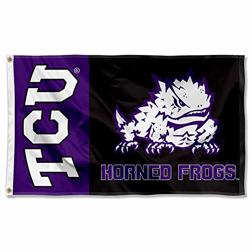 【中古】【未使用・未開封品】テキサスクリスチャン大学3?x 5フラグ