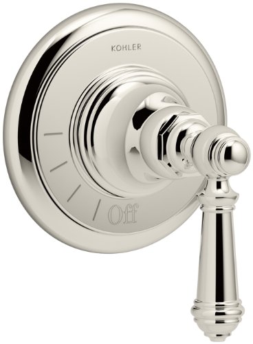 KOHLER T72771-4-SN Artifacts ボリュームバルブトリム レバーハンドル付き 少ないバルブ 鮮やかな光沢ニッケル